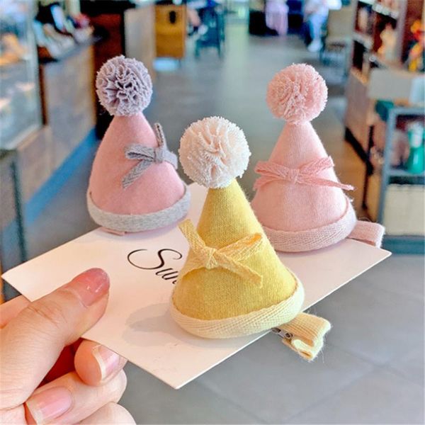 

hair accessories 10pcs/lot christmas clip pom hat headwear accessory for girl kid holiday party decoration diy material, Slivery;white