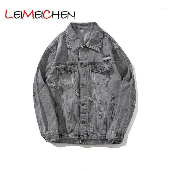 

men's jackets jacket europe and the united states original high street hip hop cardigan coat denim clothing retro solid color coa, Black;brown