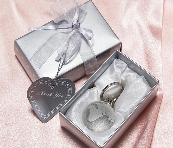 

disposable take out containers 100pcs crystal glass globe keychain wedding favors destination ball keychains bridal shower favor party givea
