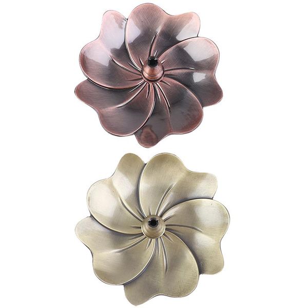 

fragrance lamps 1pcs metal backflow incense burner alloy furnace plate stand holder