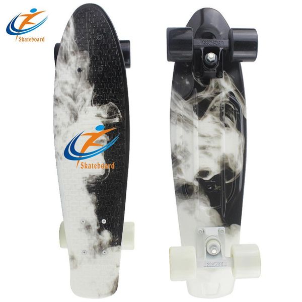 

off road beginner professional maple skateboard street brushing double rocker rullebresports equipment bi50sb skateboarding