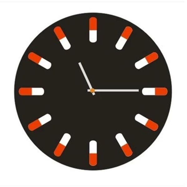 

wall clocks 1 pc clock fashion ceative simple garden shape hanging for home living room kitchen decoration