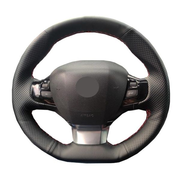

steering wheel covers hand sewing car cover leather suede for 308 2021 braid on the