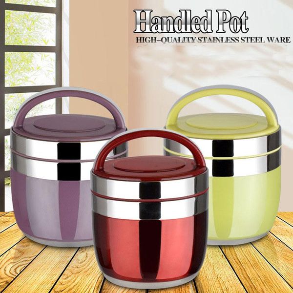 

dinnerware sets students kids box portable stainless steel insulated rice container thermo lunch thermal containers gift