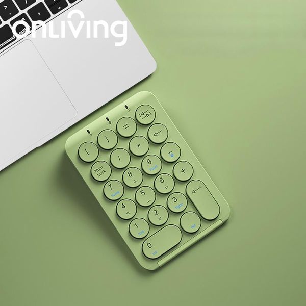 

keyboards foldable portable slim mini number pad, 22 keys bluetooth wireless usb numeric keypad keyboard for all types of lapoffice