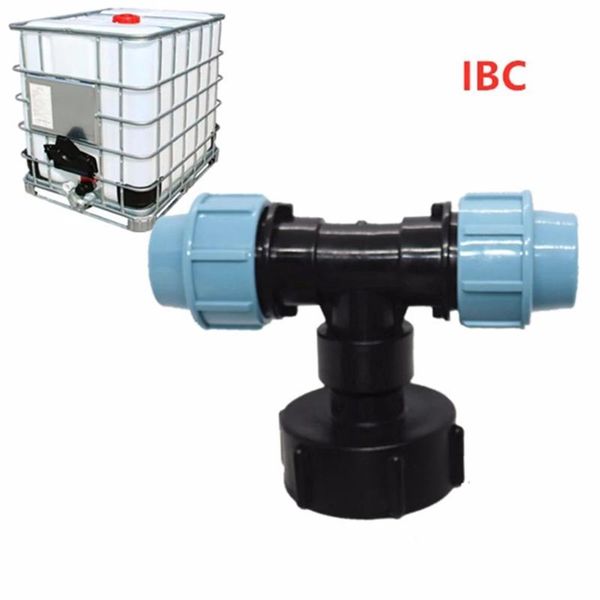 

watering equipments 1pcs 20/25/32mm 1/4" water pipe connector lawn hose ibc adapter practical tap fitting tool fit for tanks garden too