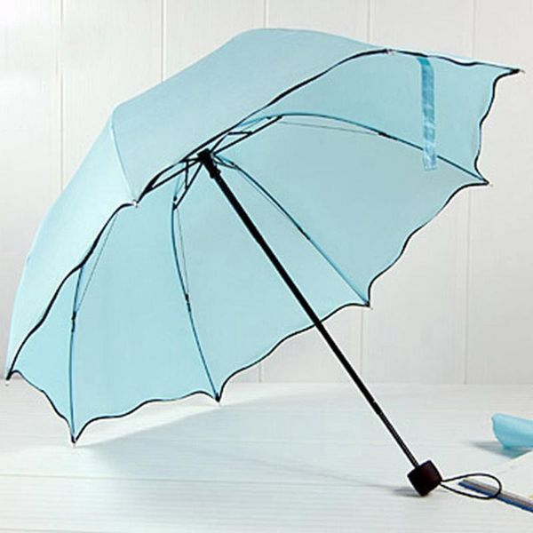 

umbrellas 2021 creative frill princess umbrella cute pink blue various colors arched folding guarda chuva gifts us001