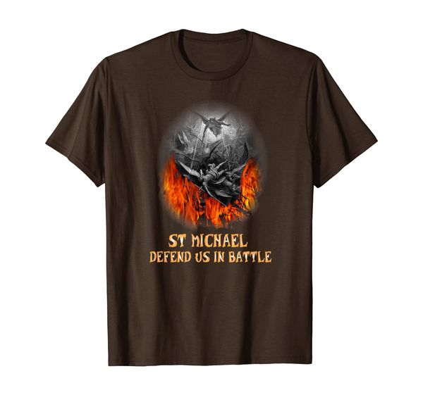 

St Michael T-Shirt Angels Archangel Catholic T Shirt, Mainly pictures
