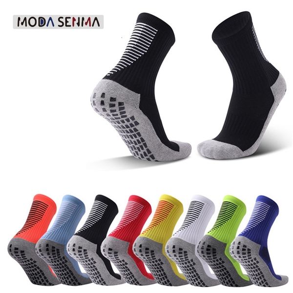 

thick towel bottom sports socks non-slip wear-resistant football soccer basketball elite socks running, Black