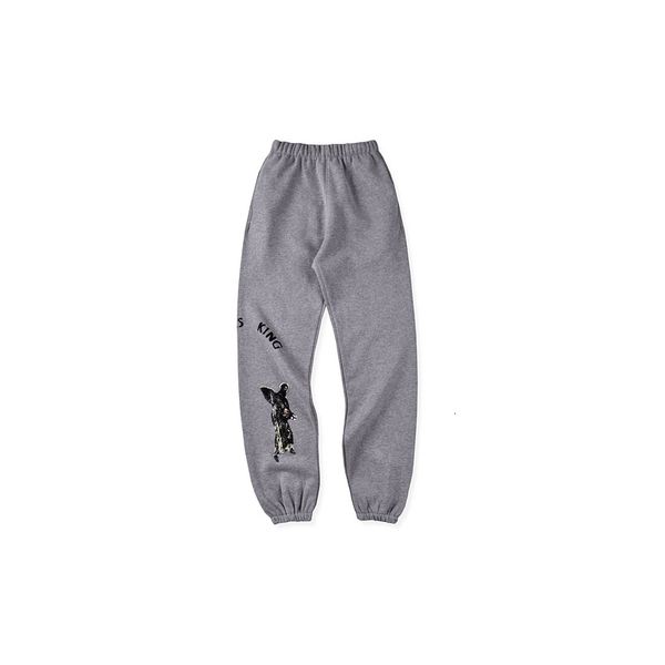 

2021 spring sweatpants women kanye west jesus is king loose fit fleece casual fleeces track pants joogers men, Black