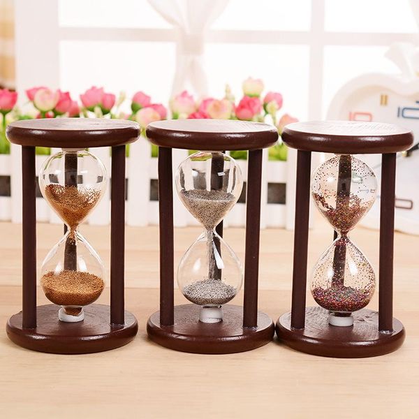 

other clocks & accessories diy vintage wooden hourglass crafts sand clock toothbrush make tea sandglass home ornaments wood quicksand timer