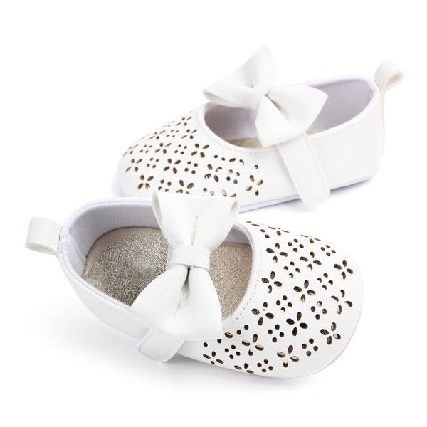 

born infant baby girls crib shoes soft sole anti-slip sneakers bowknot girl sandals flat first walkers