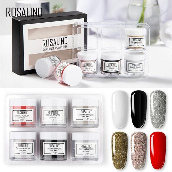 

10g dipping nail powder set glitter dry chrome for art gel decoration1, Silver;gold