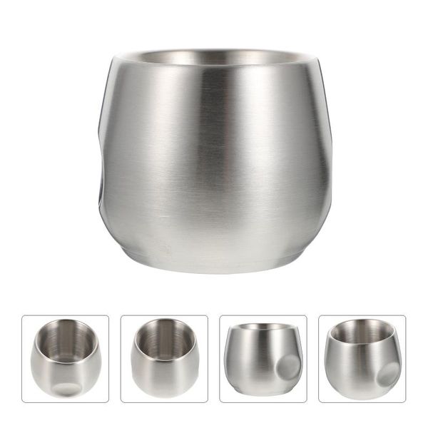 

mugs 1pc practical double wall coffee mug water heat resistant