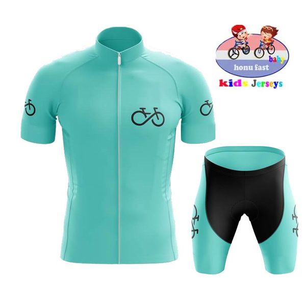 

children bike clothing riding summer cycling jersey set mtb ropa ciclismo hombre bicycle sportwear kids colthes racing sets, Black;blue