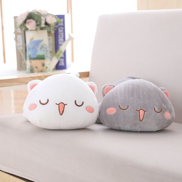 

kawaii lie down pluche toys filled up nice cat pop beautiful animal soft cartoon kisses kid christmas poison