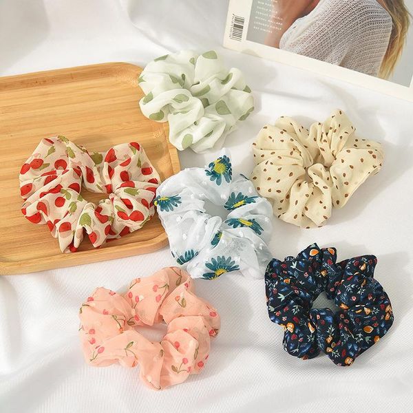 

hair clips & barrettes vintage scrunchies elastic mesh ties band korean style handmade holder accessories for women girls ml, Golden;silver