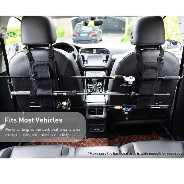 

car organizer 2pccar carrier fishing rod holder rest outdoor adjustable protable for vehicle backseat#yl10