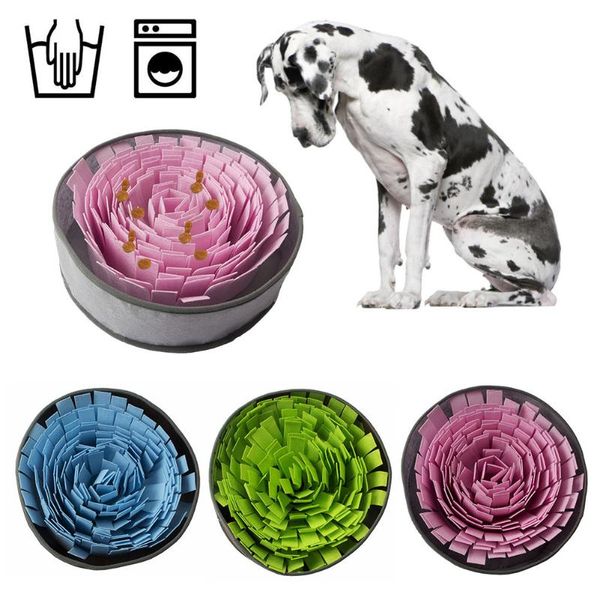 

pet feeder smell snuffle feeding mat toy cat dog slow bowl dispenser training blanket kennels & pens