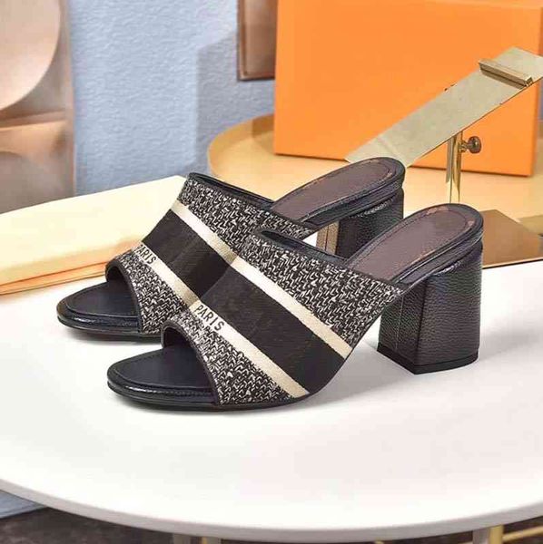 

slippers fashion woman slippers beach thick bottom platform alphabet lady sandals leather high heel slides shoe10 02 g1g7, Black