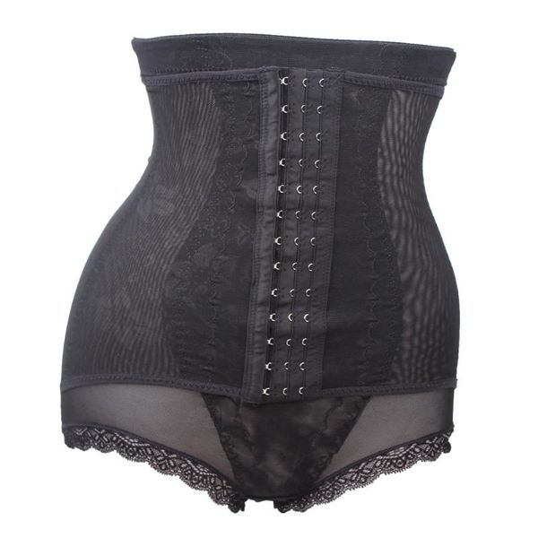 

women's shapers high waist cincher girdle tummy control body shaper slimmer thong panty shapewear trainer corset women spanx, Black;white