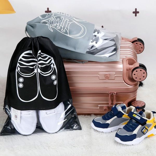 

storage bags 5pcs travel dust-proof shoe bag slippers hold