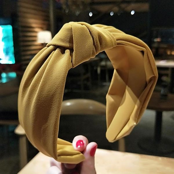 

hair clips & barrettes fashion women retro solid headwear vintage braided color headband head hoop, Golden;silver