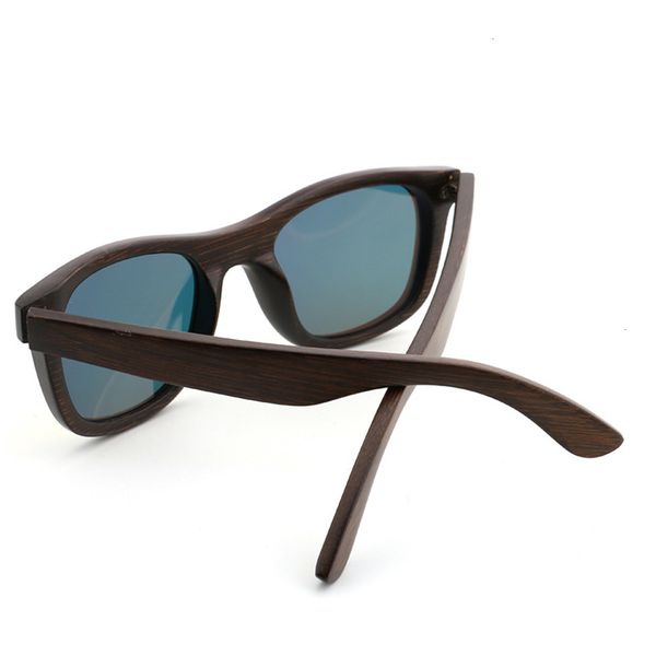 

sunglasses fashionable sun frames polarized wood men zebra vintage bamboo handmade luxury women sunglasses with glasses case box 1007, Black