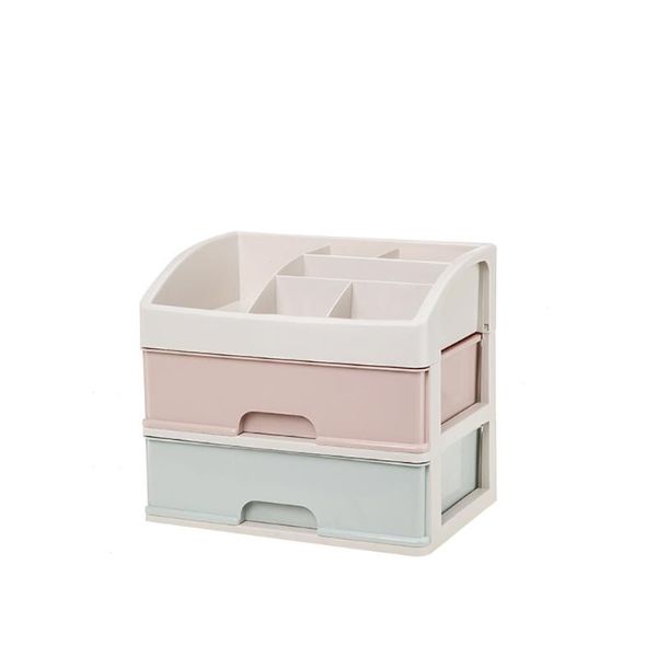 

bathroom storage & organization large makeup organizer drawer cosmetic case make up nail earring cleansing cotton box for