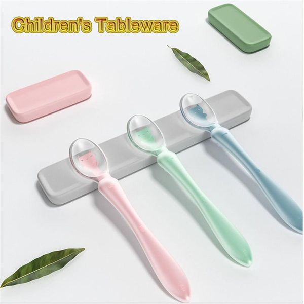 

cups, dishes & utensils born baby spoon silicone soft children's tableware training dinnerware water soup supplement dinner