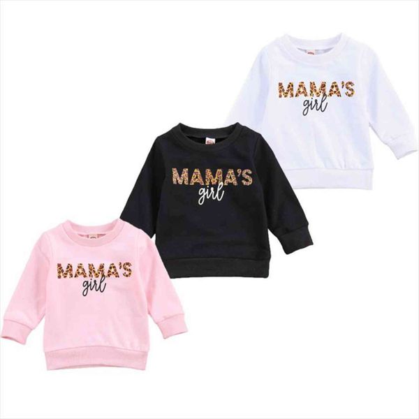 

lioraitiin 0 3years infant baby boy girl autumn sweatshirts long sleeve letter printed pattern t shirt white black pink