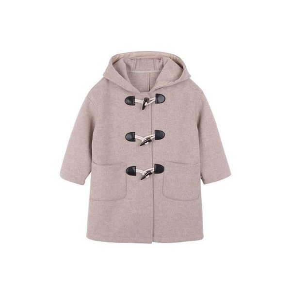 

girls woolen overcoat kids coat long outfits children outwear clothes wear autumn winter childrens clothing wool coats warm b9155, Blue;gray