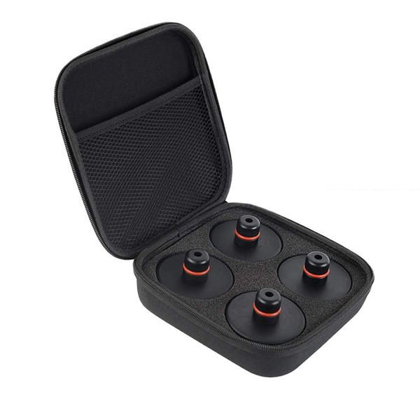 

4pcs car black rubber jack lift point pad adapter for tesla model 3/s/x tool chassis jack kit auto styling accessories