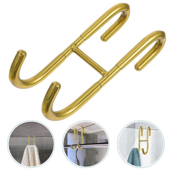 

hooks & rails 2pcs punch stainless steel hanging back door rack multipurpose