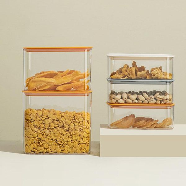 

storage bottles & jars multi-purpose grain box kitchen food container with lid plastic sealed fresh-keeping