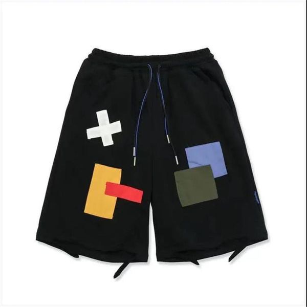 

men's shorts 2021 black hip hop cargo boys summer loose short cool slim fit trousers fashion cotton men, White;black