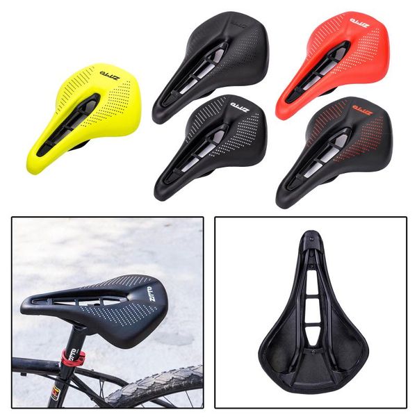 

breathable extra wide microfiber leather bike seat shockproof road bicycle cycling saddle cushion with central relief zone saddles