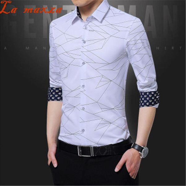 

arrivals plus size 5xl striped blusas men long sleeve casual fashionable style mens shirts regular fit men's, White;black
