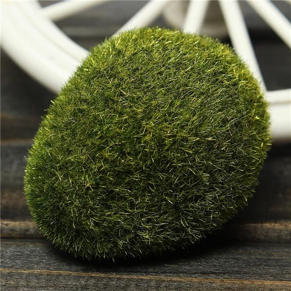 

decorative flowers & wreaths 1pcs/lot artificial moss stones grass bryophytes plant pot bonsai home garden decoration wholesale