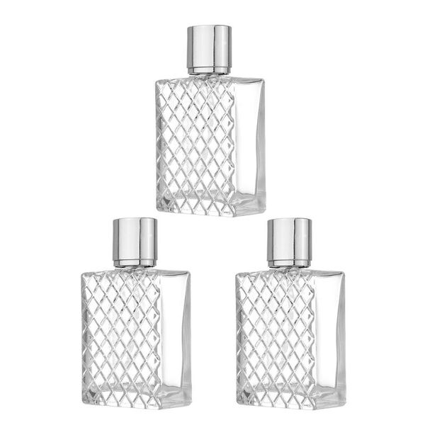 

storage bottles & jars 3pcs empty glass perfume 100ml essence containers