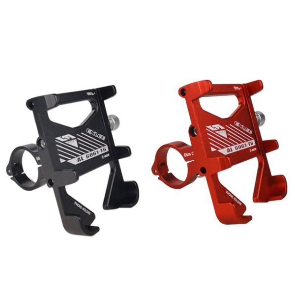

car & truck racks universal bike bicycle phone holder aluminum alloy motorcycle handlebar mount non-slip moblie cell rack for