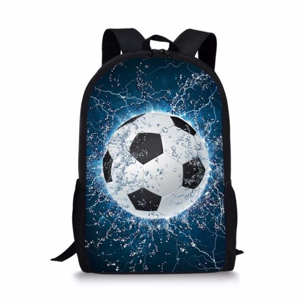 

school bags 2021 student schoolbag footballs printed boys men backpack children bag lightweight book satchel custom