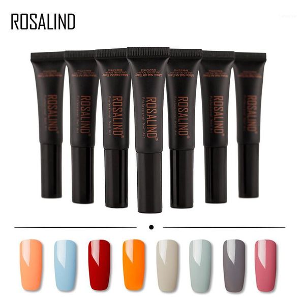 

rosalind gel 1s 8ml dawdler nail polish 8001-8030 easy use needed base coat semi permanent uv led resin lacquer1