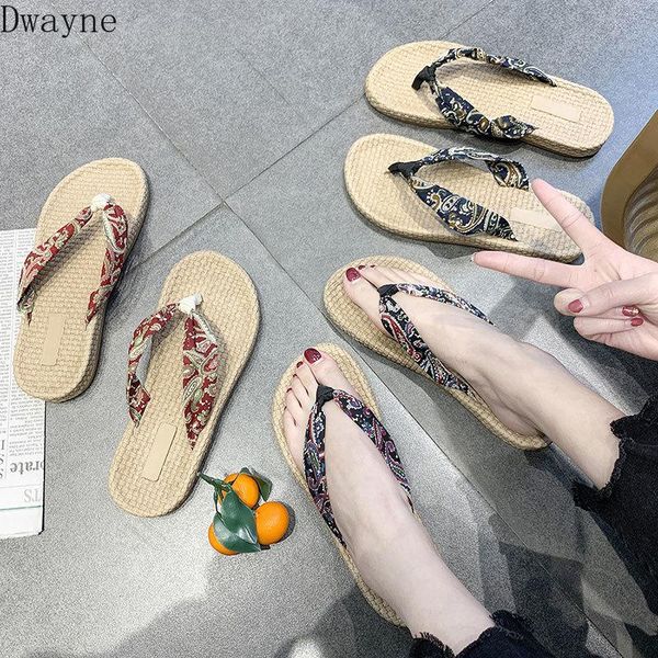 

slippers 2021 summer wild lightweight women's flip-flops korean fashion flat casual beach sandals and, Black