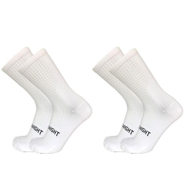 

sports socks 2pcs cycling men outdoor mount wearproof bike footwear for road running basketball sport, Black