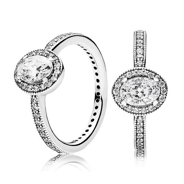 

wedding rings elegant oval zircon ring for woman stylish personality couple female engagement jewelry gift, Slivery;golden