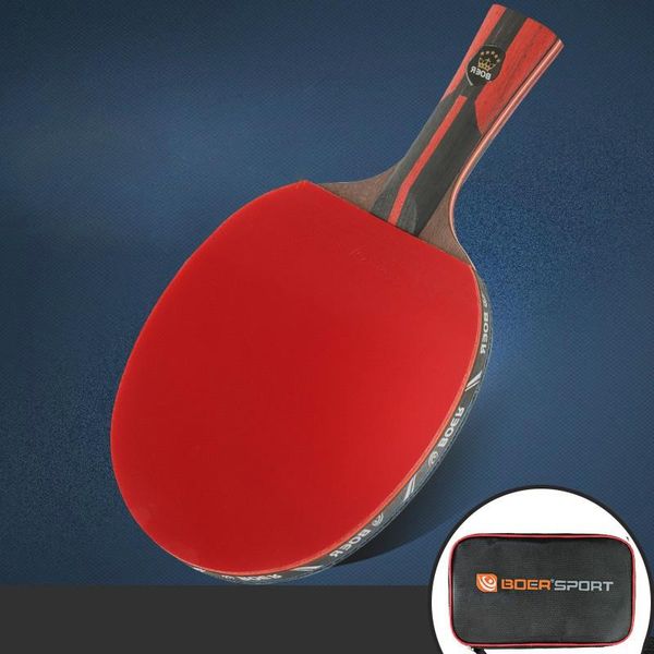 

table tennis rubber pong rackets soft sponge ergonomic long/short handle long pimple raquets