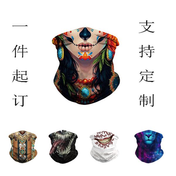 

headscarf magic riding bib animation character versatile face towel multi-purpose brimls hat mask