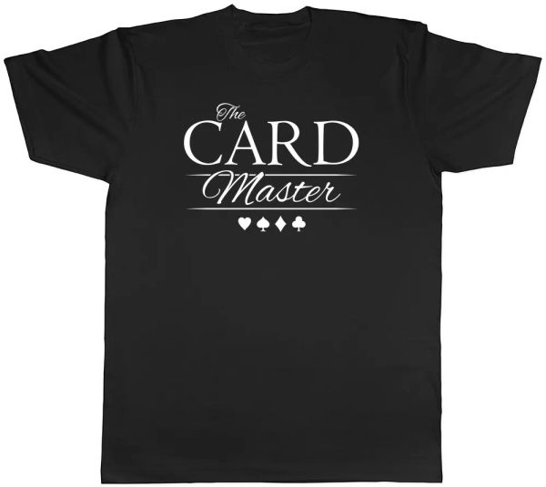 

the card master mens womens ladies t-shirt tee, White;black