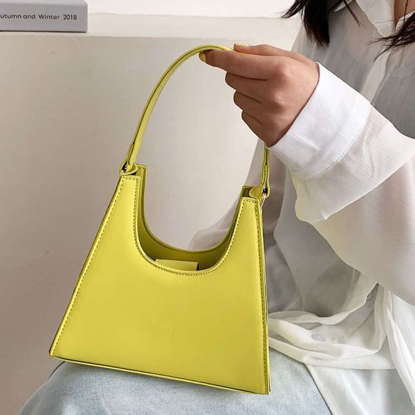 

handbags for women alligator grain armpit bag vintage small triangle clutch pouch french style shoulder lady crossbody s